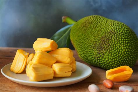 Jan 27, 2022 · Like plantains, jackfruit is eaten as a starchy vegetable when unripe, before seeds have formed, and as a sweet fruit when ripe. As a staple starch, its immature flesh is boiled, fried, or roasted. At this stage the skin is hard and green, and the interior is a pale, creamy color. The firm, unripe flesh is sliceable once peeled, but the cut ... 